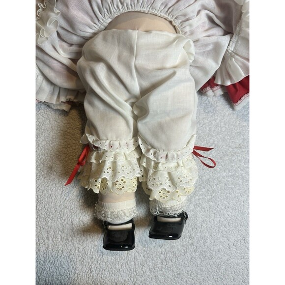 Vintage Little People Soft Sculpture Doll Brunette Handmade (Not Cabbage patch) - Picture 14 of 16